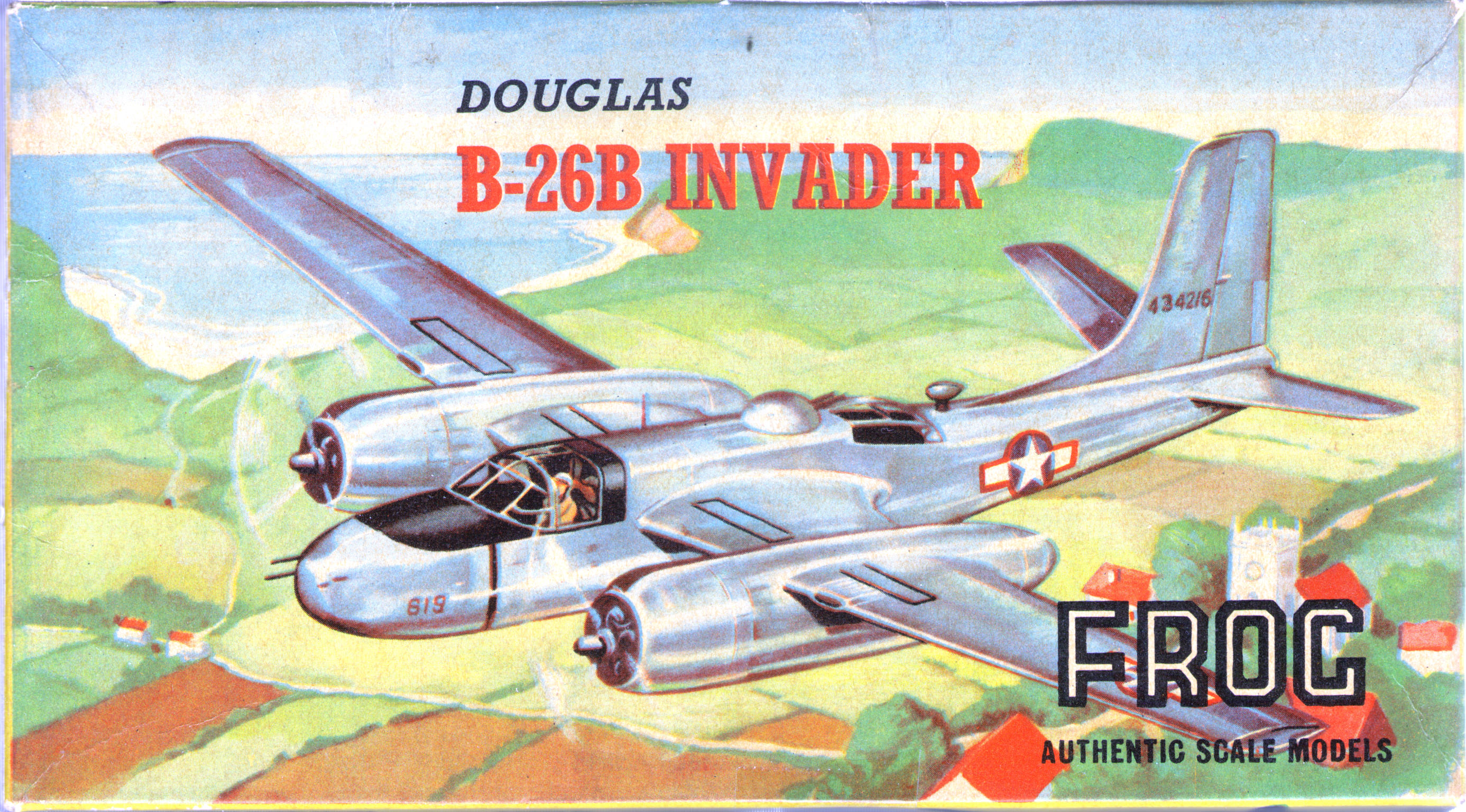 FROG 385P Douglas B-26 Invader 1958, IMA Ltd, 1958, box